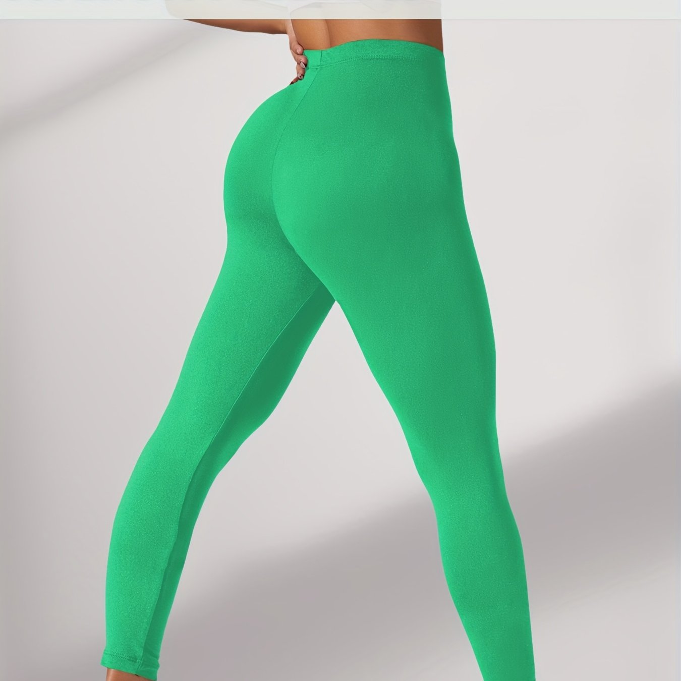 Plus Size Soft Yoga Leggings for Women Athletic Running High Stretch