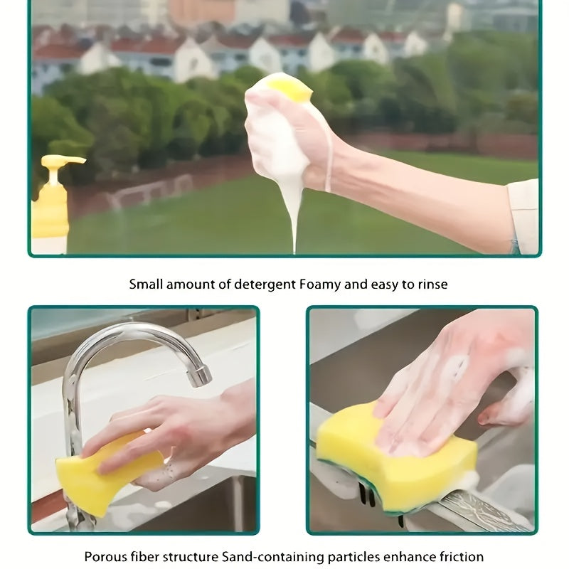 Esponjas de limpieza multiusos 12/24 unidades duraderas de melamina de doble cara para cocina, baño y coche