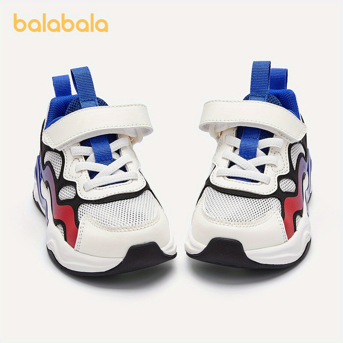 Breathable Mesh Running Shoes for Boys and Girls with Contrast Colors and Pointed Toe