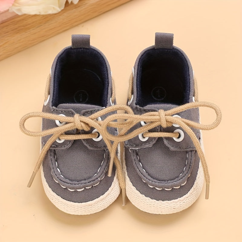 Unisex Baby Shoes 0-18 Months Soft Sole Canvas Casual Slip-On Toddler Shoes