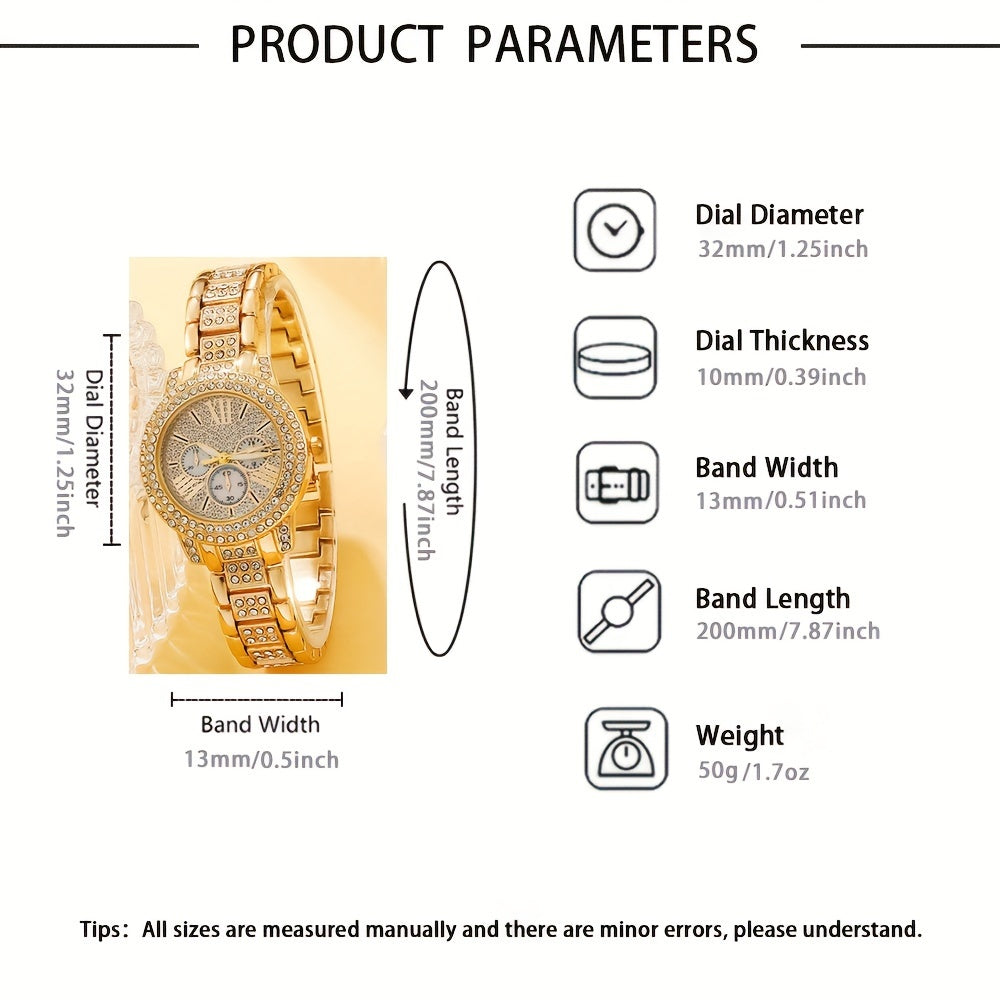 2 ta ayollar modasi soatlari to'plami, kvarts mexanizmi va zink alloy taqsimlari bilan