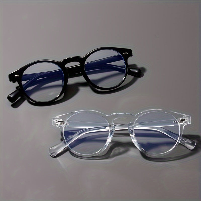 Gafas unisex de luz anti-azul azul minimalistas de armazón de policarbonato lentes de acrílico