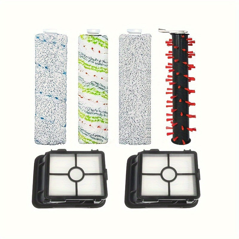 Qurilmali suv va quruq tozalash uchun cho'tka rulonlari va filtrni almashtirish to'plami