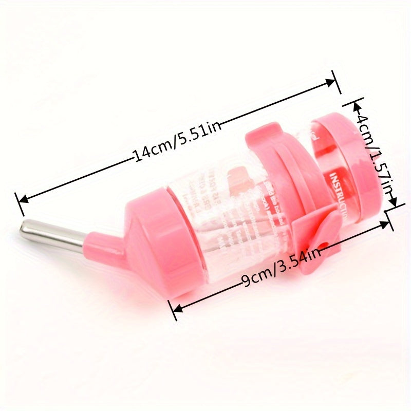 80ml Small Pet Water Dispenser for Hamsters Chinchillas and Rabbits