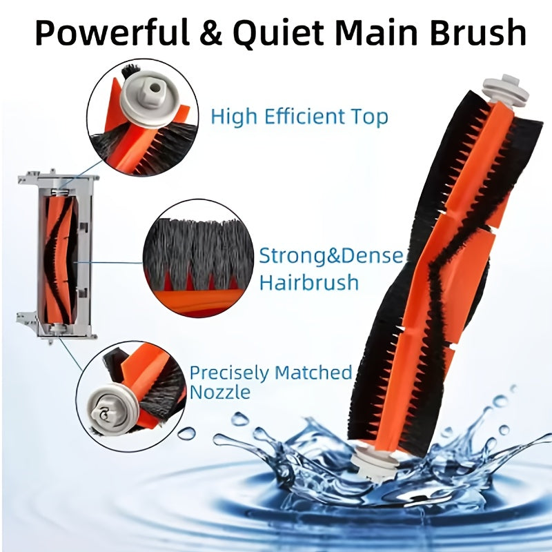 Xiaomi Mi Robot 1/1S va Roborock E3, S4, S4 Max, S5 changyutgichlari bilan mos keladigan asosiy yon cho'tka.