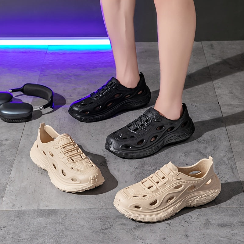 Женские летние EVA шлепанцы противоскользящие на пляж, легкие, дышащие сандалии