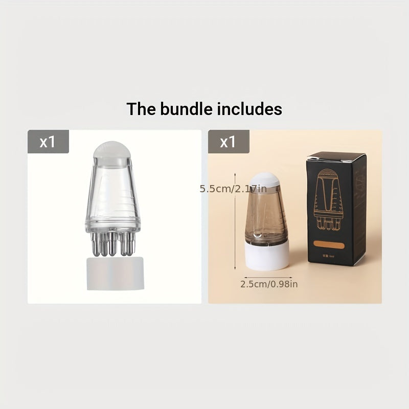 Manual Scalp Massager with Massage Ball and Essential Oil Injection in 2 Colors