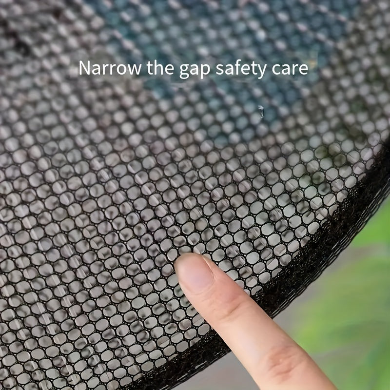 Mesh Fan Guard - Dust Filter with Finger Protector, Washable, Home Office