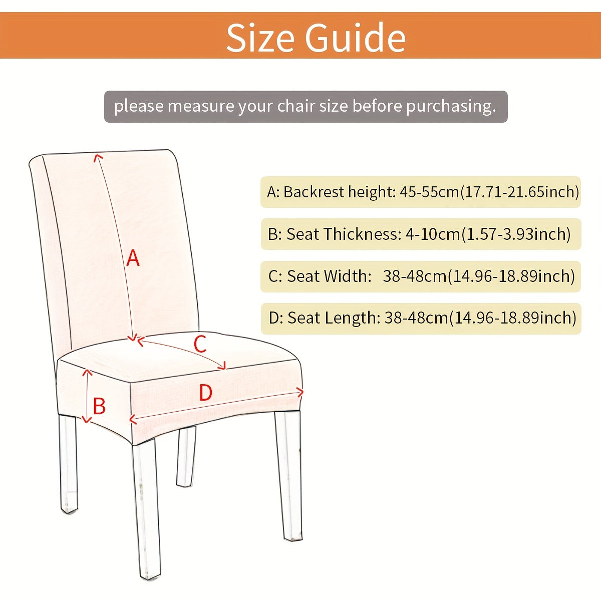 4/6pcs Bohemian Style Jacquard Chair Covers Removable Washable Polyester Spandex