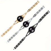 Ayollar uchun LED sensorli ekran po'lat bangle soat zamonaviy moda uslubiga mos