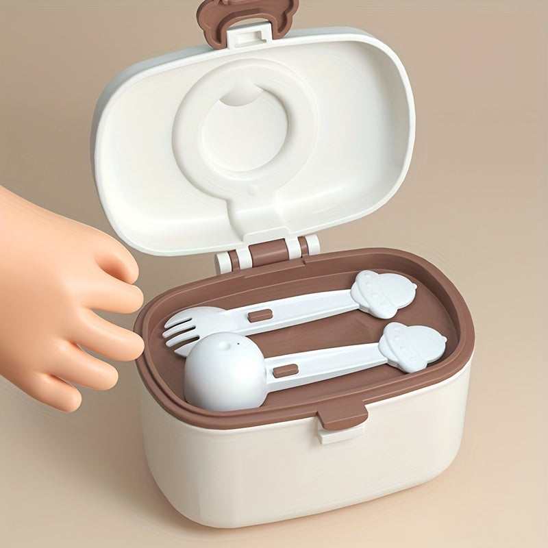 Baby Formula Dispenser with Scoop and Leveller, Non-Spill, 18.6oz Storage, Travel Organizer