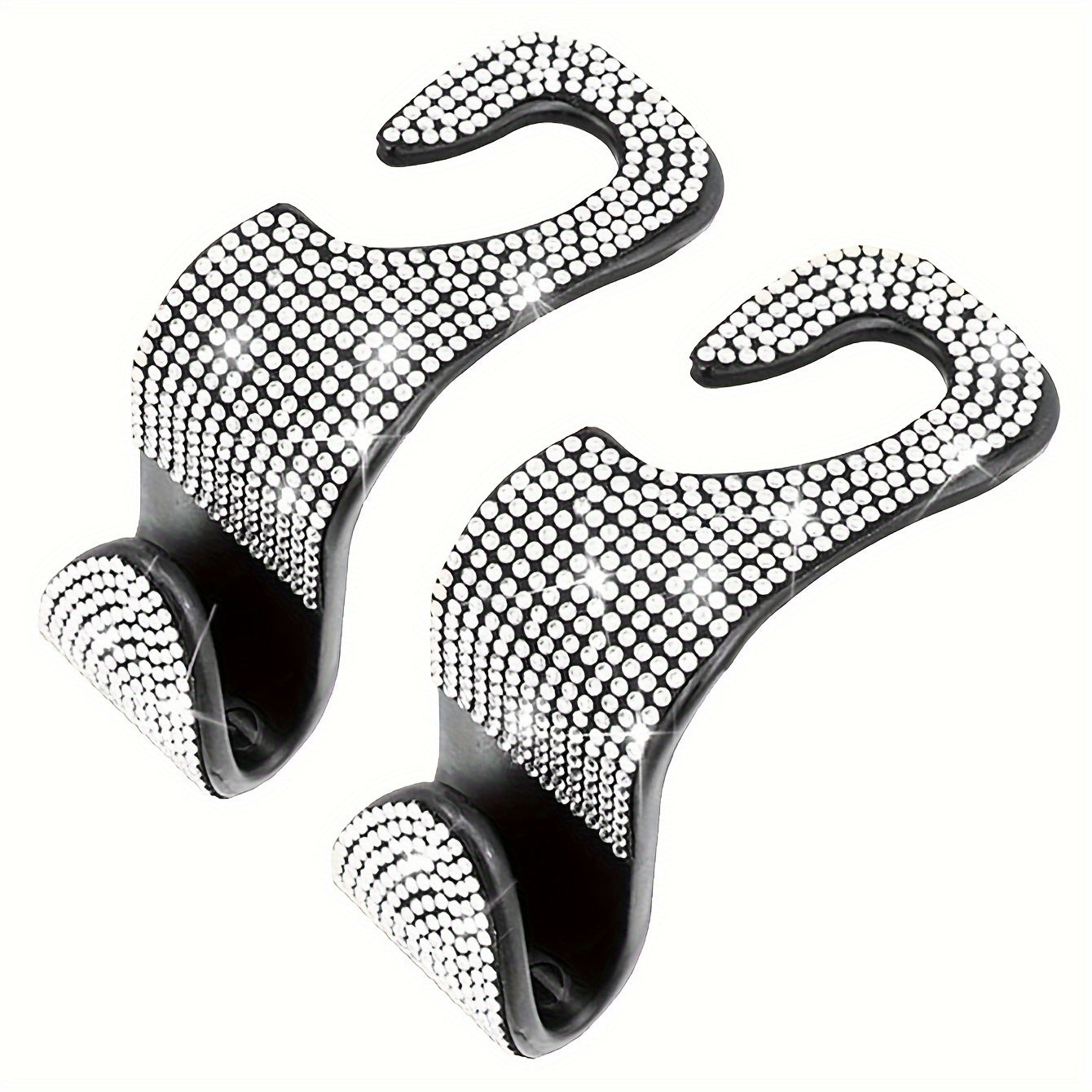 2 Pack Car Seat Headrest Hooks Plastic Durable Organizer Hangers for Bags