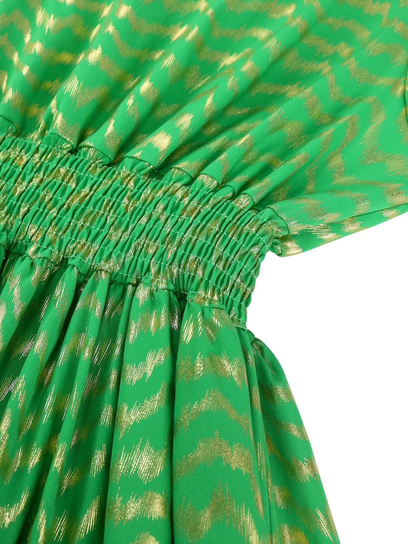 Women's Polyester Midi Dress Long Sleeve Striped Party Flared