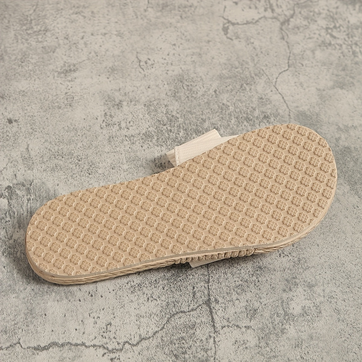 Women's White Bow Flat Sandals Open-Toe Breathable Summer Shoes