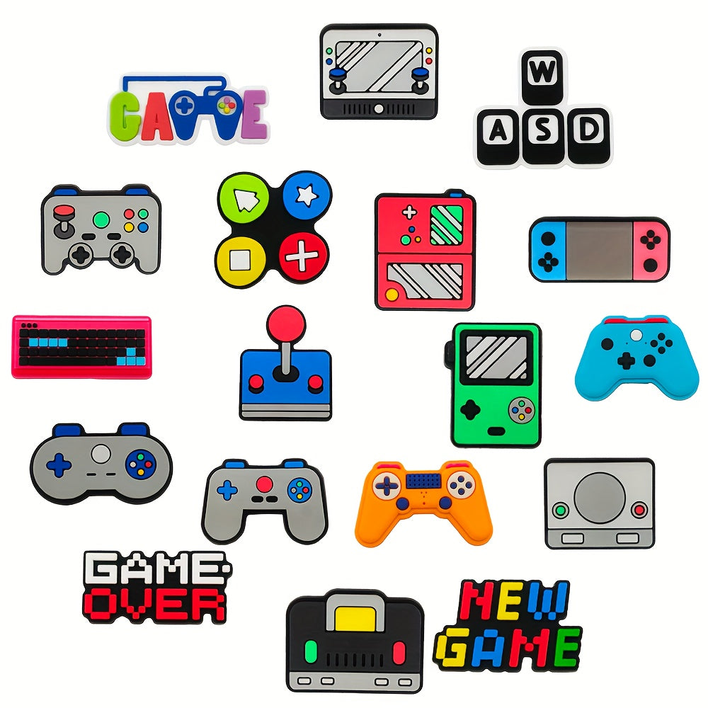 18pcs Set of Shoe Charms for Sandals and Clogs, Decorate and Gift