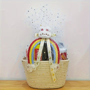 Colorful Gift Basket for Mementos Celebrations and Special Occasions