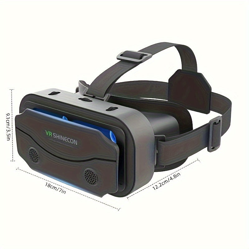 G13 VR-гарнитура для смартфонов превращает устройства в 3D игровые консоли с регулируемым, портативным дизайном, погружающим VR-опытом, совместима с экранами до 17,78 см, легкая и