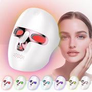 7-Color Yuz Go'zallik Maskasi Qurilmasi USB bilan qayta zaryadlanadigan portativ terini parvarish qilish uskunasi, Sevgililar kuni sovg'asi uchun