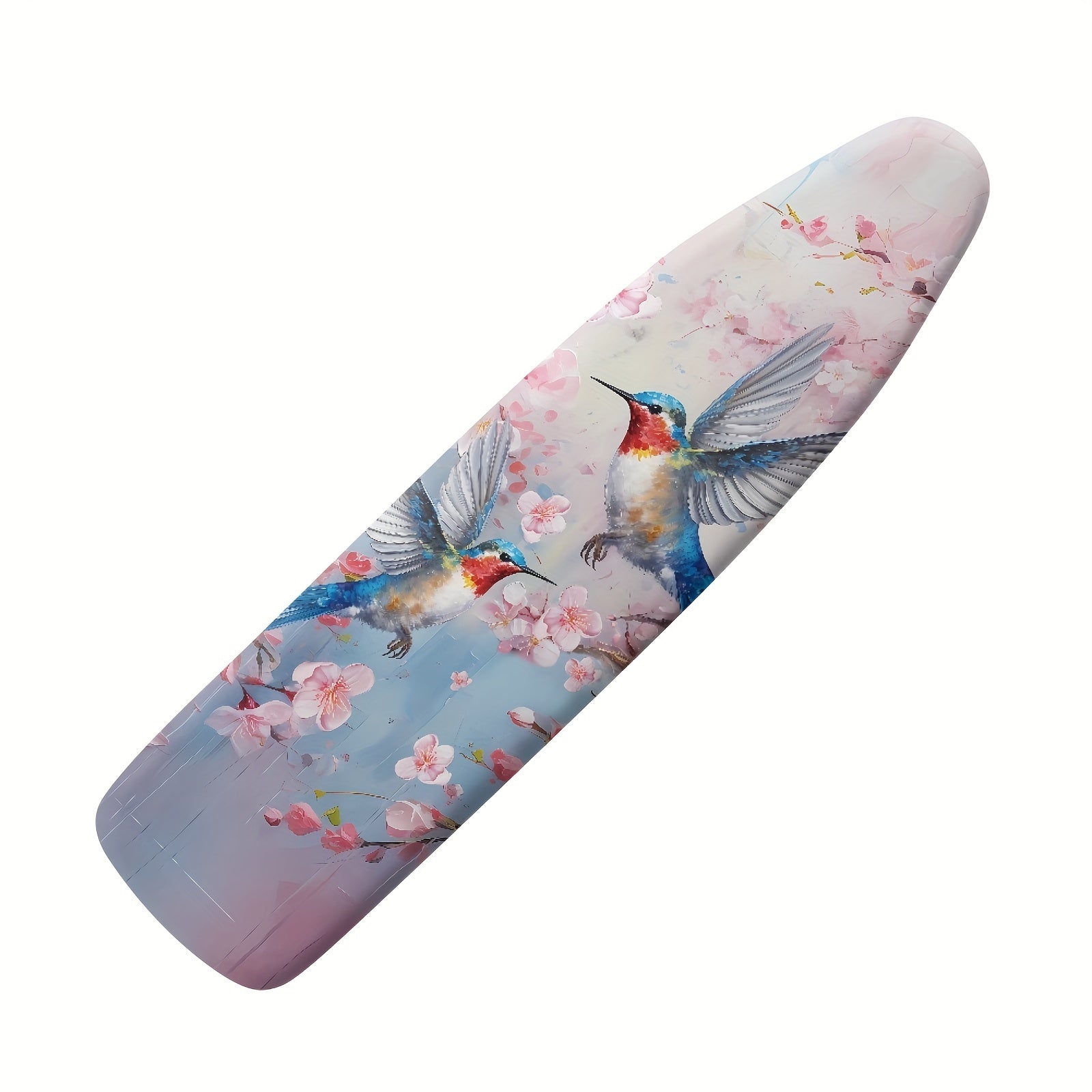 Funda para tabla de planchar con diseño de colibrí floral, antiadherente, resistente a manchas, tamaño estándar