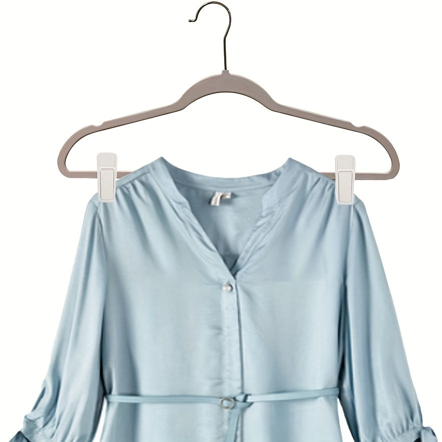 30 Қаттиқ пластик кийим клиплари, қуёшга ва шамолга қарши мослашган ABS материалидан тайёрланган