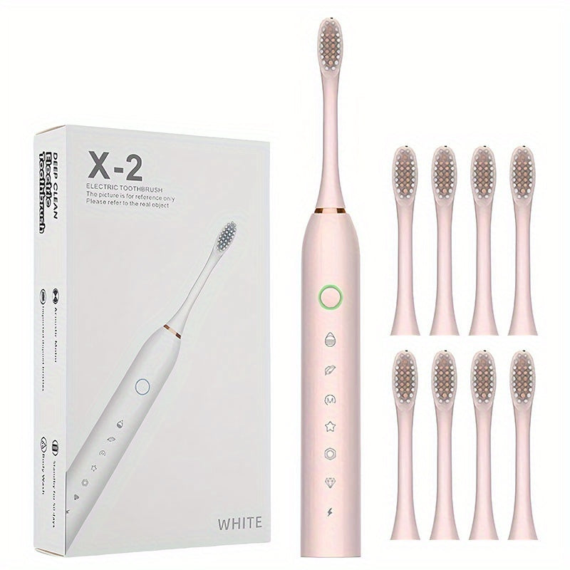 Adult Electric Toothbrush with 6 Cleaning Modes and Ultra-Soft Bristles