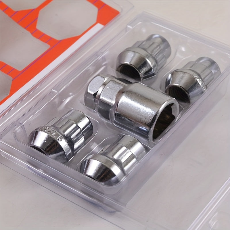 4+1 Car Anti-Theft Wheel Hub Screw Sleeve Tool M12x1.5 M12x1.25 M14x1.5
