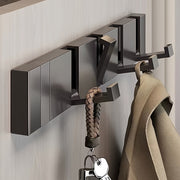 Aluminum Wall Hook Folding Space-Saving Multi-Use for Bathroom Kitchen Living Room