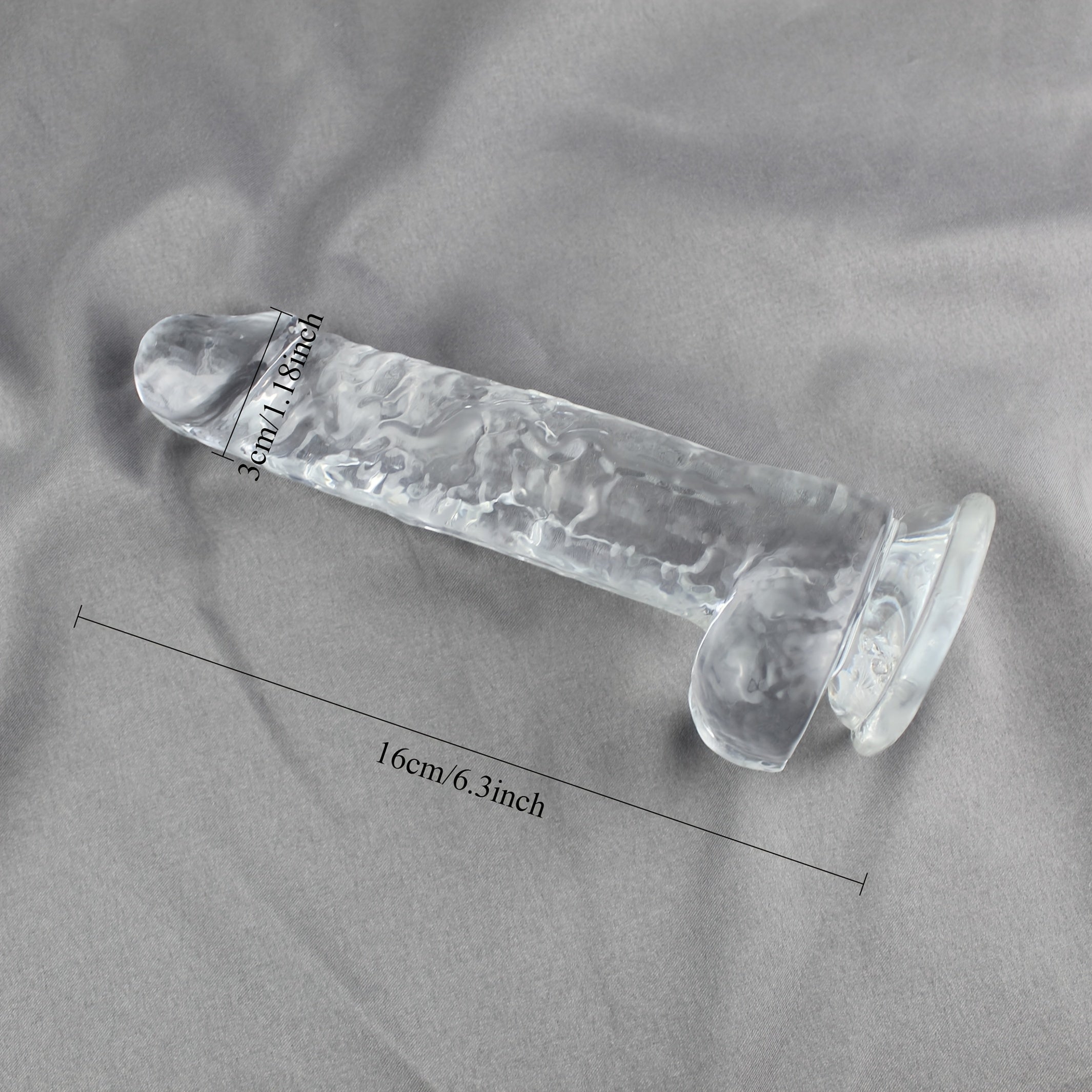 Realistik Silikon Dildo suyuqlik bilan Vaginal va Anal Stimulyatsiya uchun