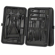 8/24 Piece Stainless Steel Nail Art Tool Set with Straight Blade Scissors for Toenail Care