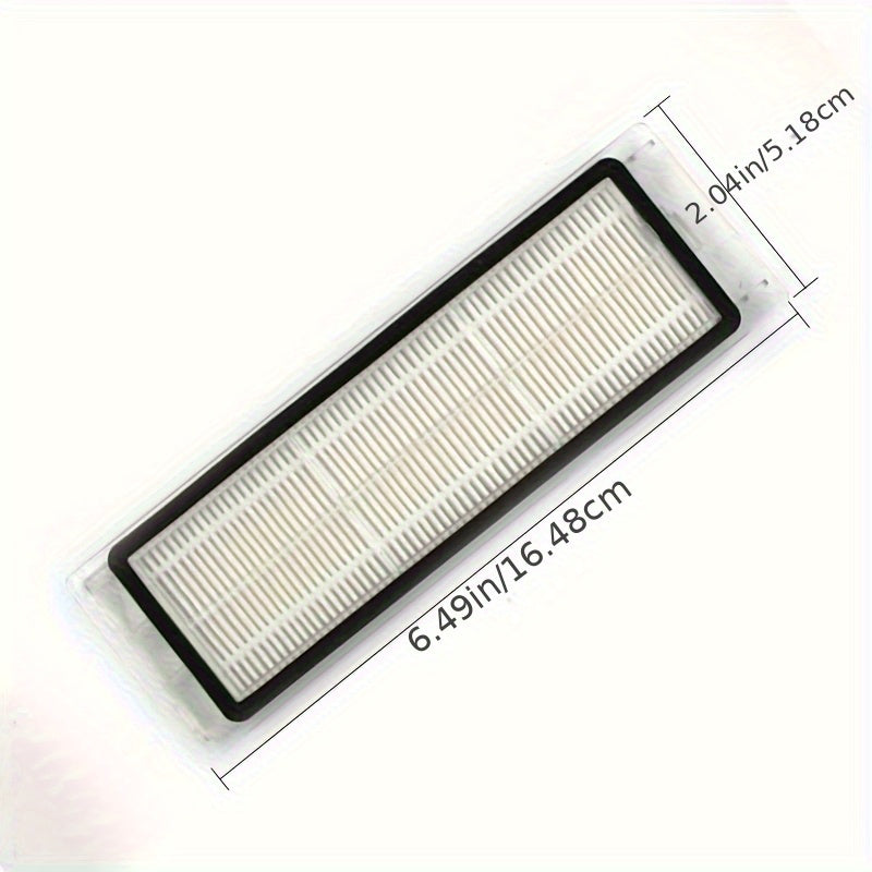 Xiaomi Roborock S50 S51 S55 S5 Xiaowa Mi Mijia E25 C10 robot tozalagich uchun almashtirish qismlari to'plami 5 ta asosiy cho'tka, Hepa filtr va yon cho'tka o'z ichiga oladi.