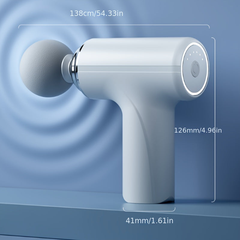 Compact Rechargeable Massage Gun for Whole Body Relief with Lithium Battery