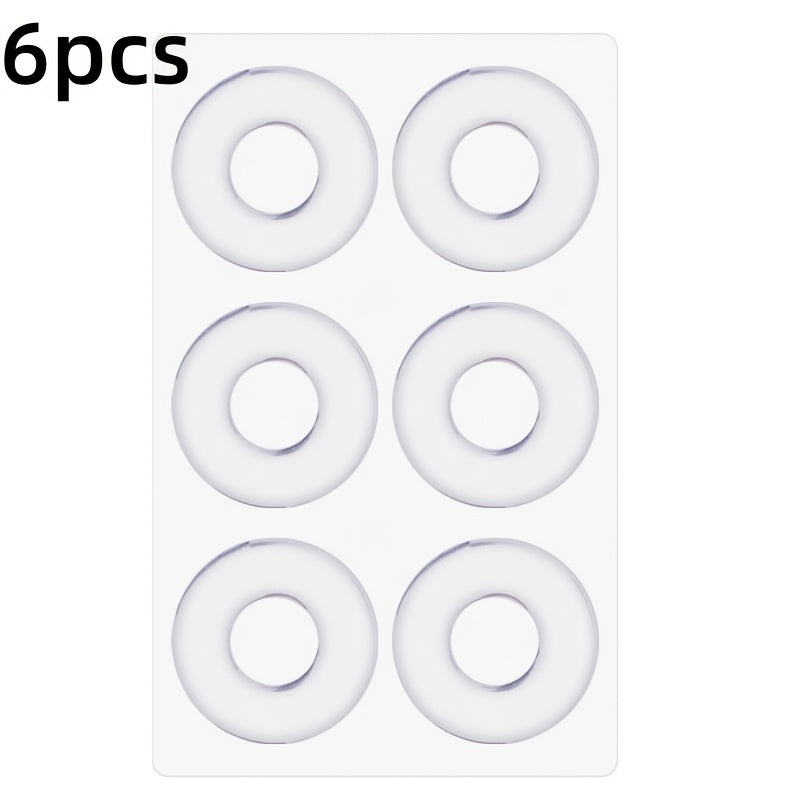 6 Pcs Unisex Reusable Gel Foot Pads Soft Cushions for Callus Blisters Purple