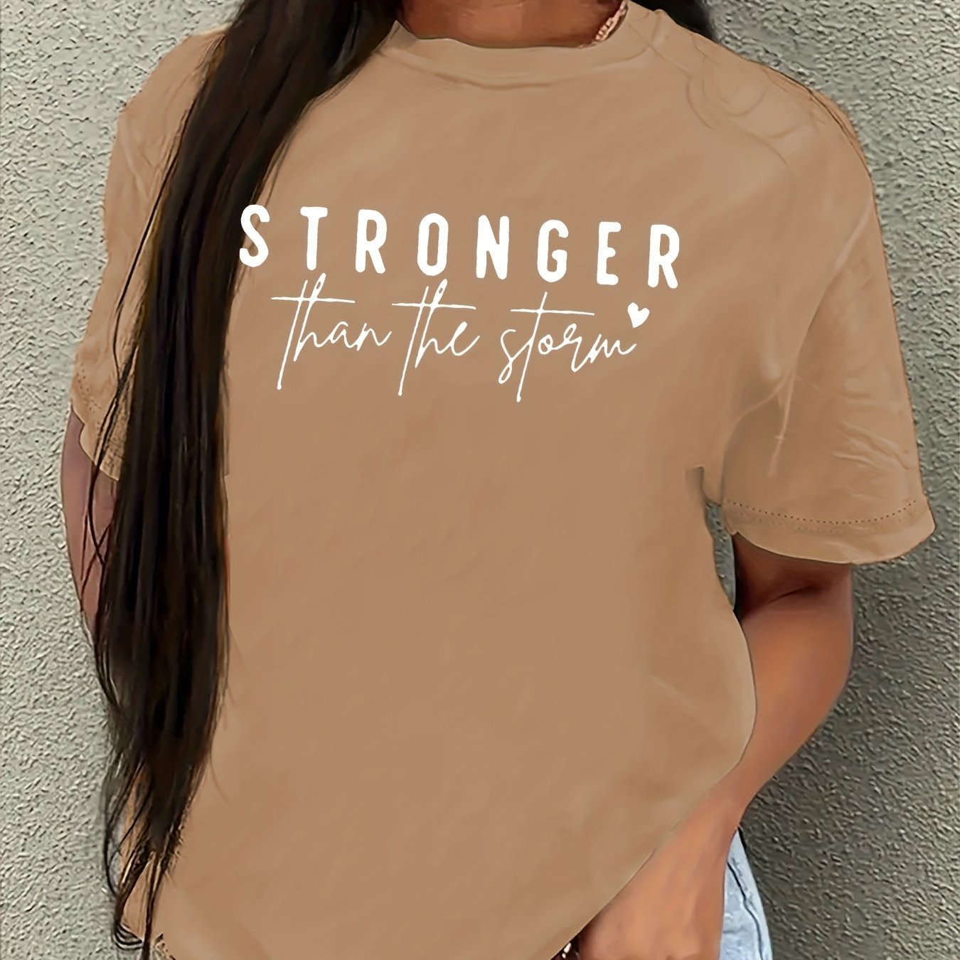 Plus Size Women’s Sports T-Shirt Polyester Breathable All-Season Casual