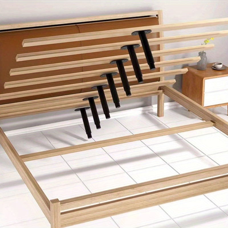 Регулируемые металлические опорные ножки для каркаса кровати - для использования с диваном, шкафом или кроватью размера "king-size" - регулируемые по высоте ножки для мебели