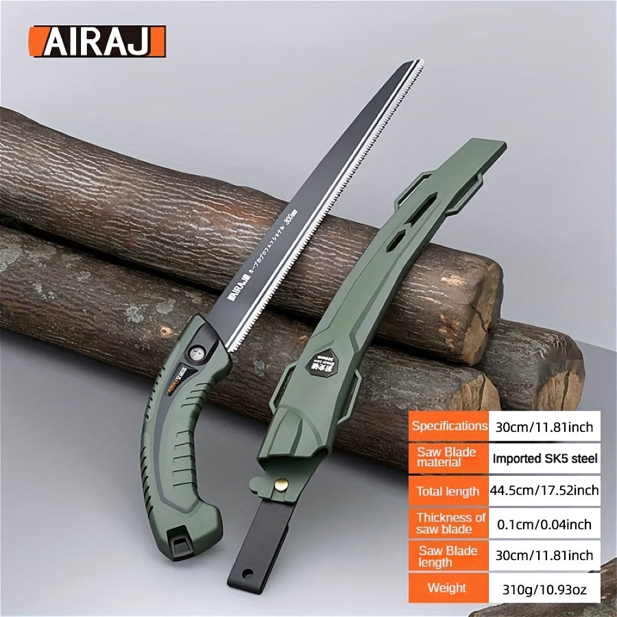 Japanese-Style Hand Saw SK5 Steel Laser Rust Prevention Gardening Woodworking