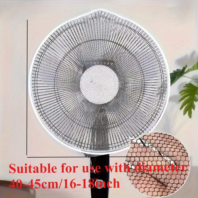 Mesh Fan Guard - Dust Filter with Finger Protector, Washable, Home Office