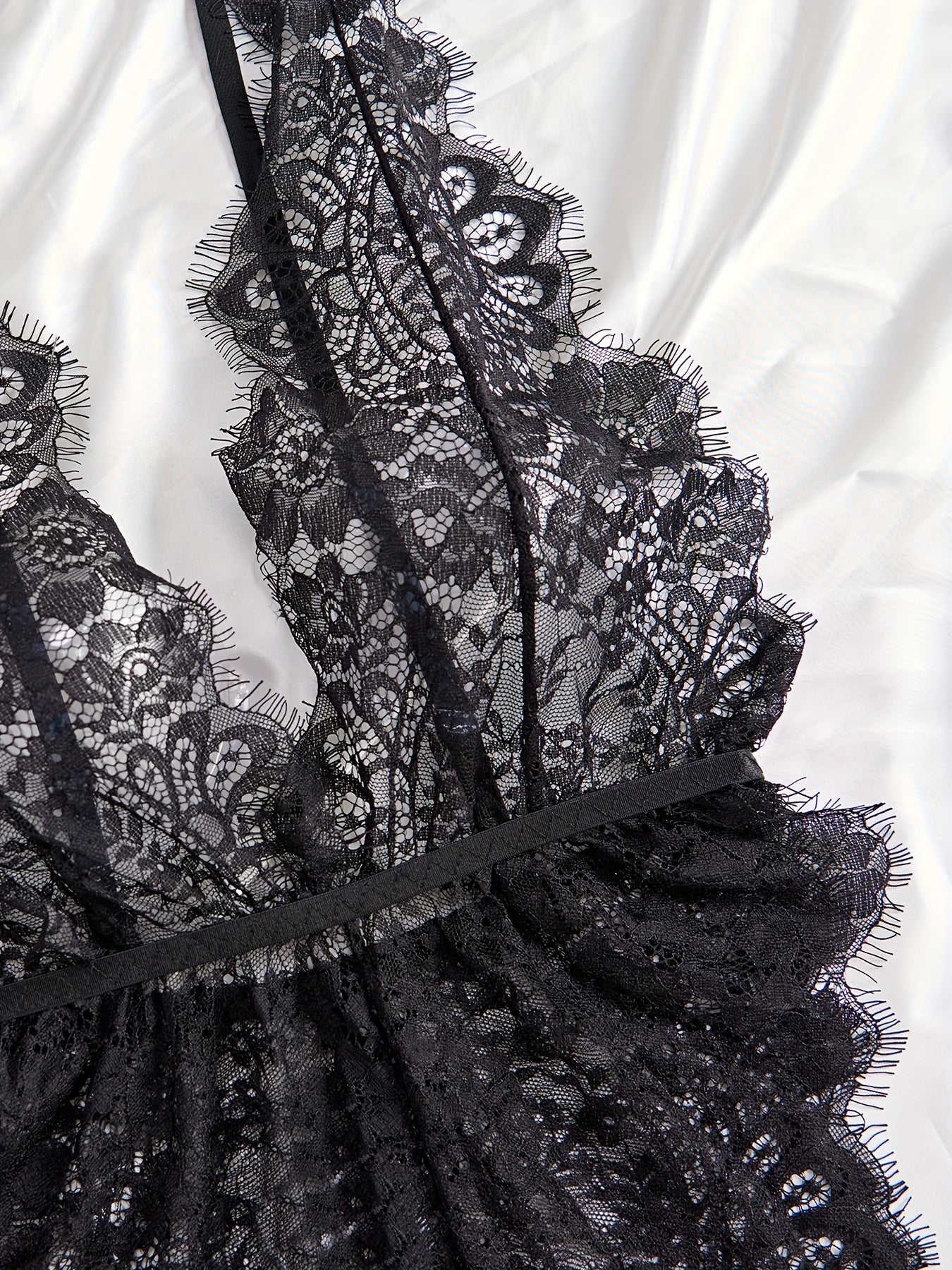 Women's Lace Teddy Bodysuit Sexy Lingerie for Nightwear and Intimate Wear