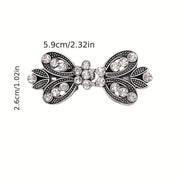 Women's Rhinestone Scarf Clip Alloy Cape Buckle Fashion Accessory