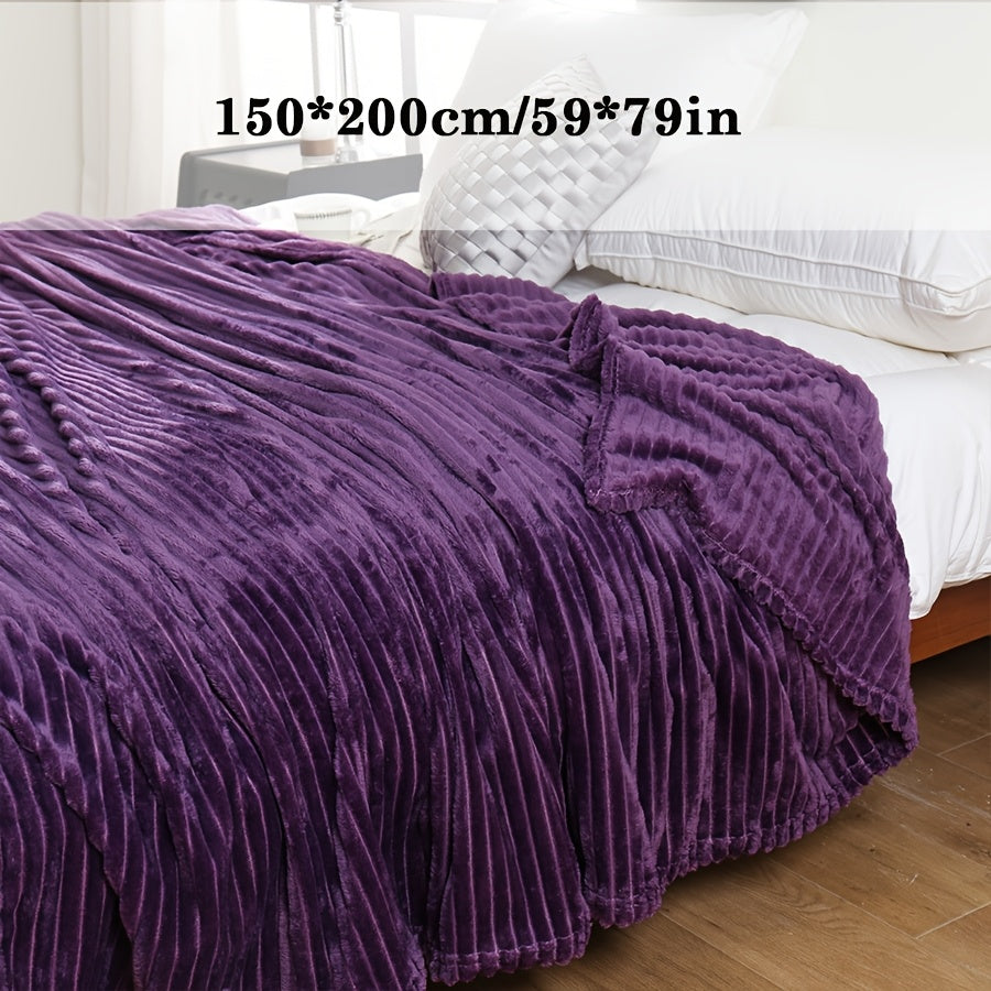 Flannel Christmas Blanket 220GSM Soft Warm Cozy for Bedroom Sofa and Pet Use