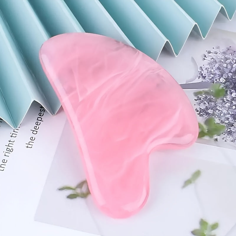 Face Gua Sha Tool Facial Massage Board Heart-Shaped Resin for Face Neck Body
