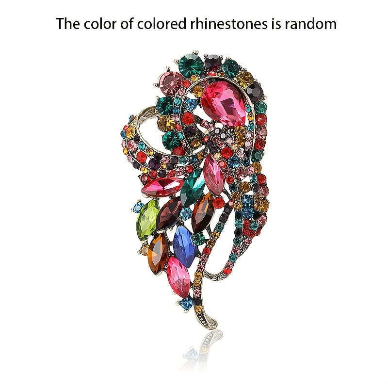Сногсшибательный набор брошей с стразами - Яркий и роскошный, идеален для свадеб и особых случаев, отличный подарок на День святого Валентина для особенного человека