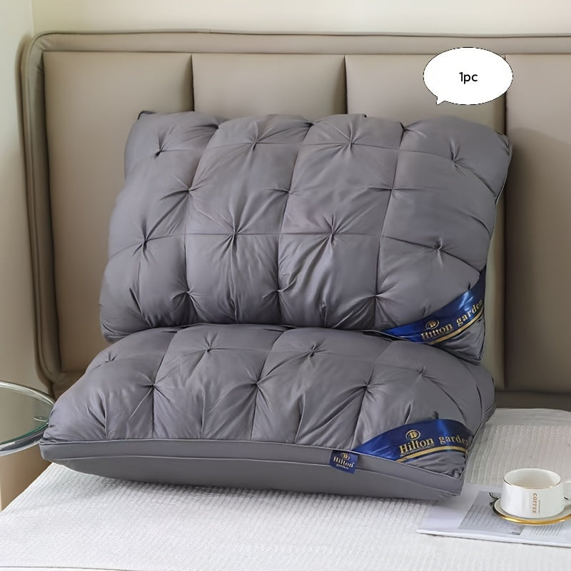 Plush Neck Support Pillow for Adults and Teens Washable Hypoallergenic Bedding