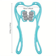 Ergonomik qo'l bilan bo'yin va yelka massaj qiluvchi, taranglikni kamaytirish uchun ko'p funksiyali yoğurma valiklari bilan. Bo'yin kuchlanishini kamaytiradi, batareya talab qilinmaydi.