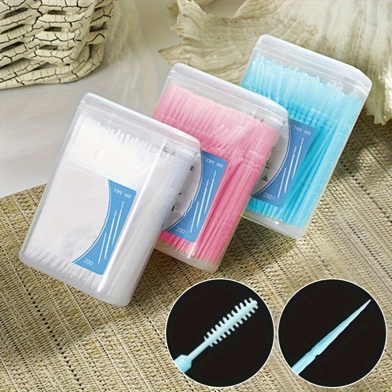 Disposable Family Toothpicks Portable Double-Head Fine Picks 200pcs