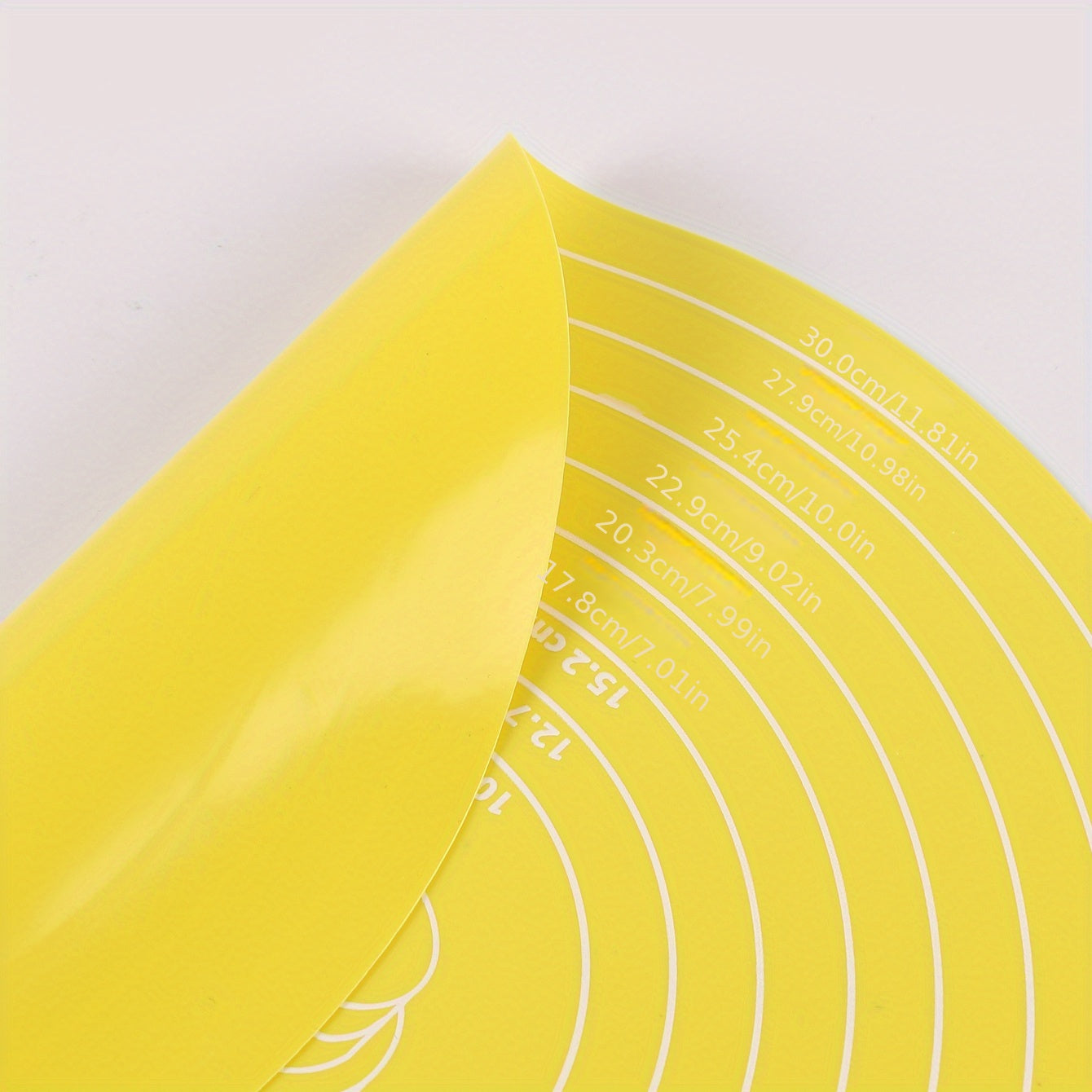 Silicone Baking Mat with Measurements for Cake Turntable Stand Non-Stick Heat Resistant