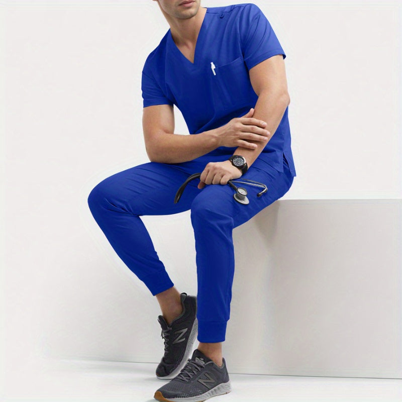 Yozgi ingichka uslubdagi shifokor formasi, ayollar uchun katta o'lchamdagi qo'l bilan yuviladigan umumiy kiyimlar, quruq yugurish uchun.