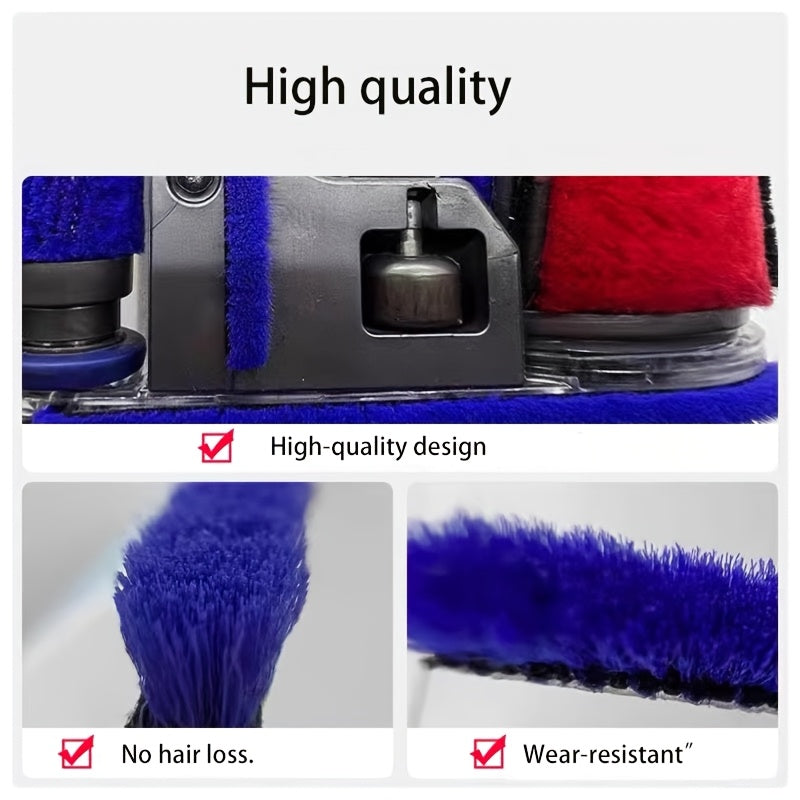 Dyson V6-V11 changyutgichlari uchun yumshoq plush rolik cho'tkasi va yopishqoq lentalar almashtirish to'plami. 3 ta lenta, T8 tornavida va rolik cho'tkasi qismi kiradi.