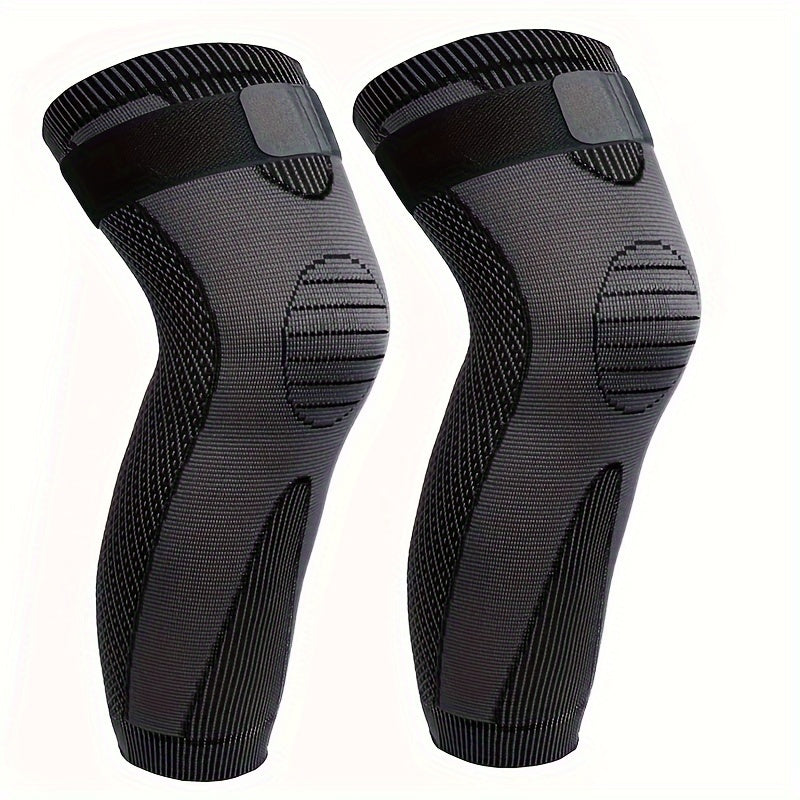 Unisex Extra Long Compression Leg Warmers with Elastic Band for Basketball and Football