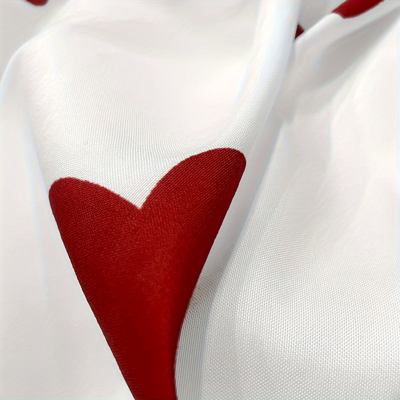 Valentine's Day Heart Print Bedding Set Duvet Cover and Pillowcases Soft and Skin-Friendly