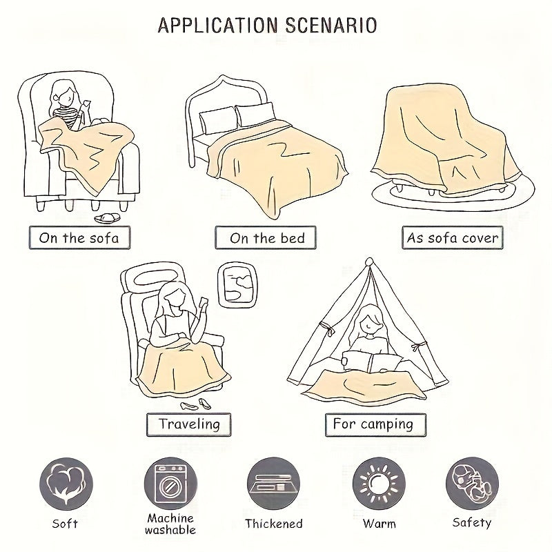 Manta de felpa con inspiración militar con diseño táctico impreso digitalmente, suave, para todas las estaciones, tejido ligero, versátil para viajes, hogar y oficina